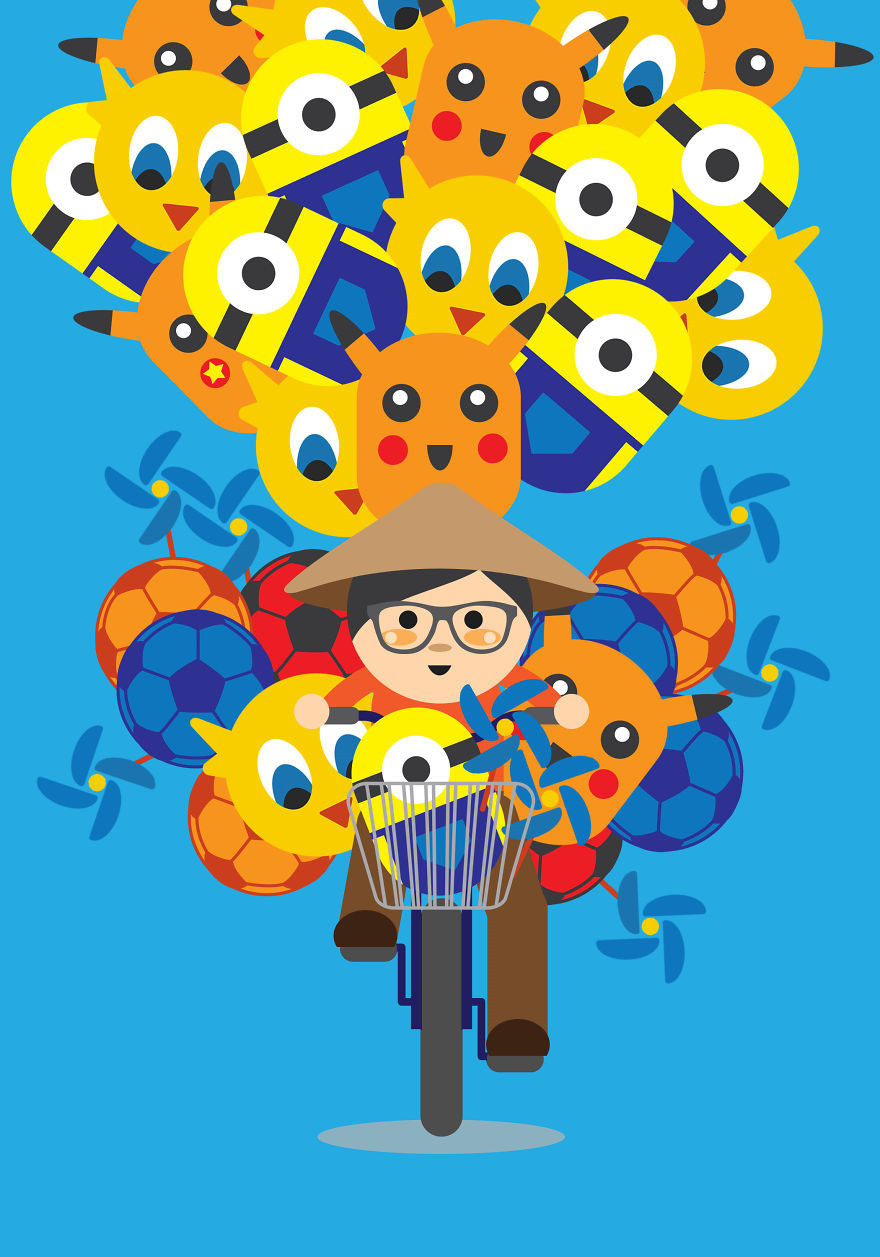 Khi du lịch Việt Nam, họa sĩ Eisen Bernardo khá bất ngờ trước những tình huống nguy hiểm khiến cô giật mình và hiếm có đất nước nào mà người dân "đùa giỡn" với sự an toàn bản thân mình như vậy.