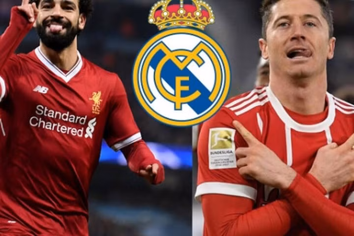 Theo nguồn tin từ tờ Don Balon, Real Madrid sẵn sàng đầu tư 300 triệu euro để chiêu mộ tiền vệ Mohamed Salah (Liverpool), tiền đạo Robert Lewandowski (Bayern Munich) và Dybala (Juve).