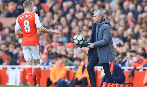 Chuyển nhượng bóng đá mới nhất từ Mirror, M.U muốn đưa Ramsey về sân Old Trafford sau khi cầu thủ này chưa được Arsenal gia hạn hợp đồng. Ảnh: Mirror