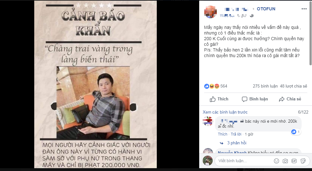 Được biết, sau khi gây ra vụ cưỡng hôn trong thang máy, cơ quan chức năng đã mời Đỗ Mạnh Hùng lên làm việc nhưng phải tới lần thứ 2 "gã" này mới xuất hiện trình báo cơ quan công an. Điều này lại càng khiến CĐM "nóng máu" bởi sự coi thường luật pháp của người đàn ông này.