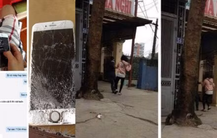 Chỉ vì xích mích trong chuyện anh chàng người yêu thiếu quan tâm tới mình, một thiếu nữ Việt đã đập tan chiếc điện thoại của bạn trai mới mua với giá lên tới hơn 20 triệu đồng. Ảnh: Weibo/ Facebook.