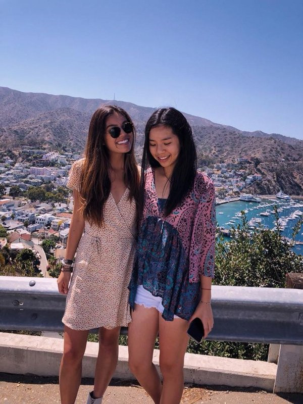 Cả hai đều có chiều cao vượt trội cùng vóc dáng thanh mảnh. Hai cô con gái của Hồng Đào đều sở hữu vẻ ngoài khỏe khỏe cá tính và xinh đẹp. Mặc dù có bố mẹ đều là người Việt Nam nhưng từ khi sinh ra và lớn lên đều ở nước ngoài nên cả hai mang những nét đẹp phóng khoáng như làn da nâu giòn và khuôn miệng cười rộng rạng ngời cũng như phong cách thời trang cuốn hút. Cô con gái lớn của Hồng Đào tên là Vicky Võ, tên tiếng Việt là Võ Phương Vân. Cô nàng sinh năm 1996 và vừa tốt nghiệp trường đại học Santa Barbara của Mỹ. Sau khi tốt nghiệp thì Vicky đi làm xa và thỉnh thoảng mới về thăm nhà.