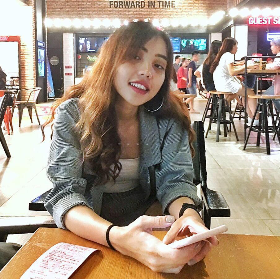 Hình ảnh của Lan Vy trước khi bị người chồng tương lai tạt axit đến biến dạng gương mặt.