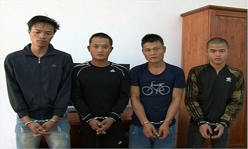 Các đối tượng có hành vi che giấu tội phạm Trần Trung Hùng.