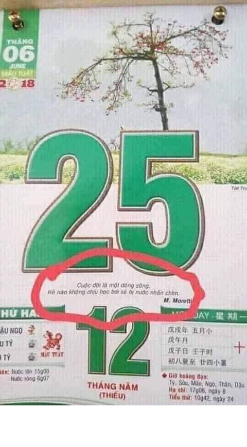 Tờ lịch tiên tri đã lại một lần nữa xuất hiện và nếu tinh ý hơn và chăm chỉ chú ý tới những gì tờ lịch viết thì nhiều thí sinh đã thoát khỏi việc bị học "lệch tủ".