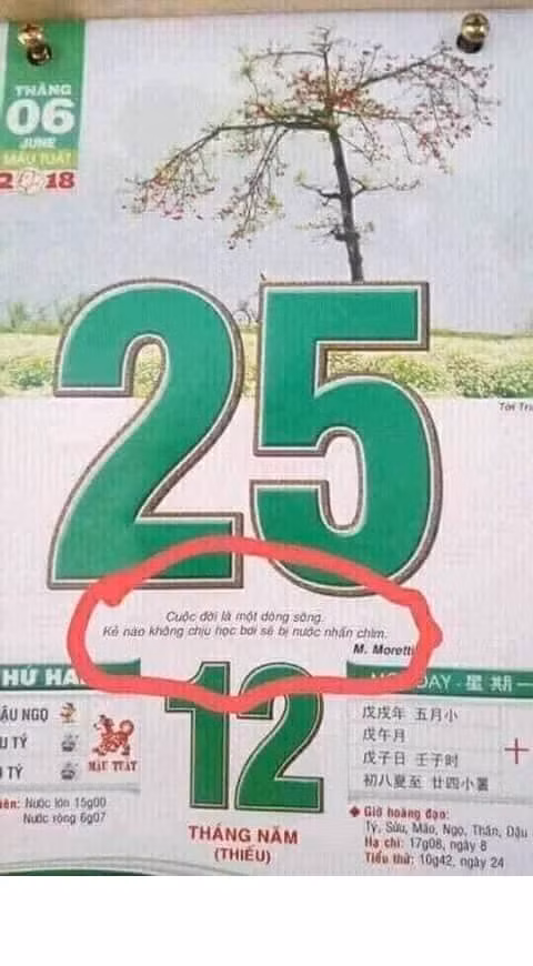 Tờ lịch tiên tri đã lại một lần nữa xuất hiện và nếu tinh ý hơn và chăm chỉ chú ý tới những gì tờ lịch viết thì nhiều thí sinh đã thoát khỏi việc bị học "lệch tủ".