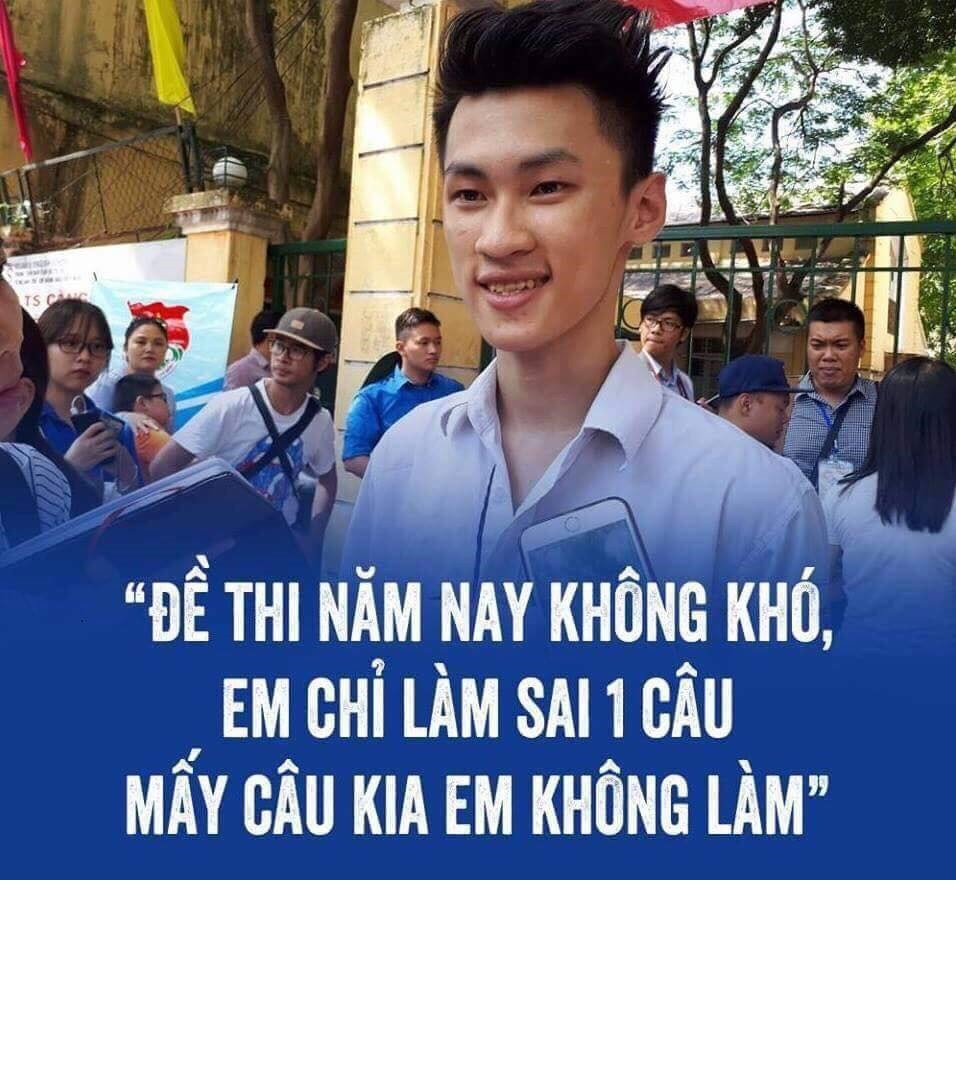 Cộng đồng mạng xôn xao bình luận về đề thi Văn tốt nghiệp THPT. Theo đó, một trong những thí sinh hoàn thành bài thi nhanh nhất hồn nhiên cho biết: “Em làm sai có một câu, mấy câu kia em không làm”.