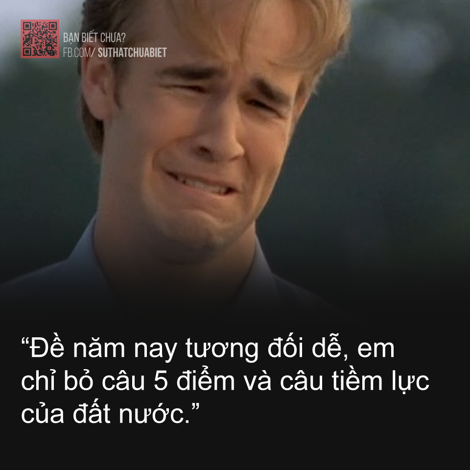 Không chỉ những sĩ tử trực tiếp tham gia thi nhận xét về đề thi, mà một học sinh trượt tốt nghiệp cũng tự tin cho biết: "Đề này nằm trong chương trình phổ thông, chỉ cần nắm vững là có thể trên trung bình".