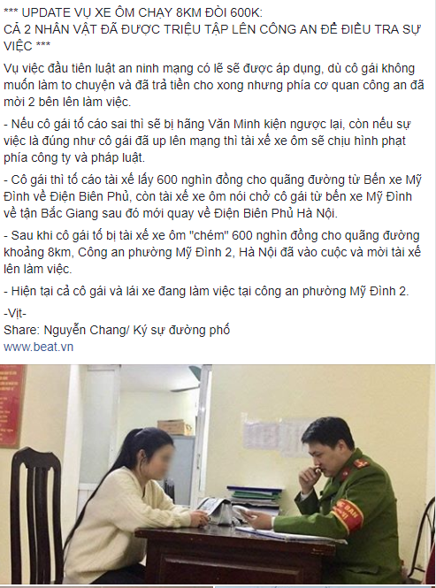 Thuc hu vu xe om bi to chem khach 600.000d/10km khien CDM het hon