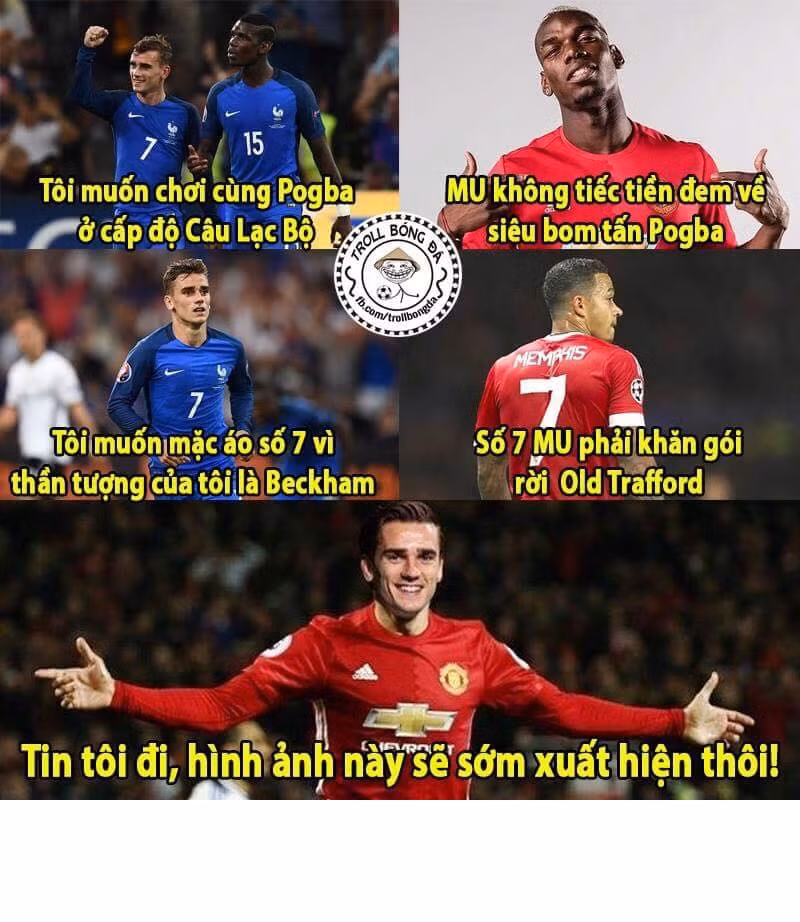 MU làm tất cả vì Antoine Griezmann và cầu thủ này đã không phụ lòng khi đồng ý tới sân Old Trafford.