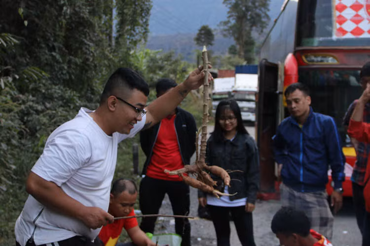 Tuy nhiên, mọi chuyện không được suôn sẻ như mọi người trong đoàn mong đợi. Khi vượt qua cửa khẩu Cầu Treo của Hà Tĩnh và tiến sâu vào đất Lào khoảng 100 km, chuyến xe của hội CĐV Việt Nam gặp vấn đề và phải nằm đường giữa rừng núi, nơi không có nhà dân.