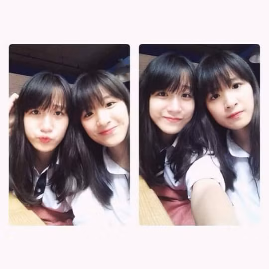 Diện chiếc áo đồng phục để tóc xõa cô học trò xinh xắn đã nhanh chóng chiếm trọn được trái tim bao thanh niên với vẻ đẹp trong sáng, đáng yêu của mình.