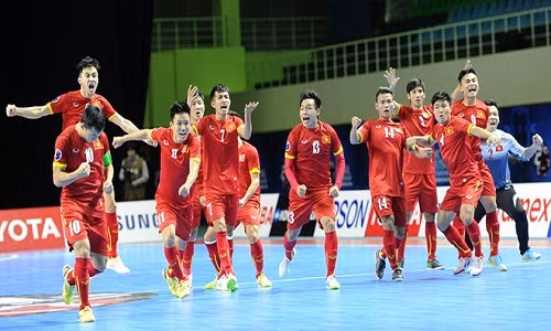Futsal Việt Nam xuất sắc giành tấm vé vòng 1/8 Futsal World Cup 2016.