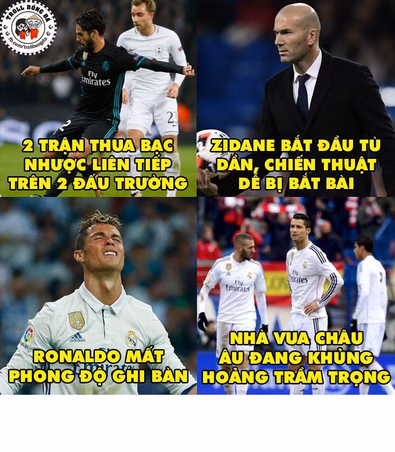 ĐKVĐ Châu Âu - Real Madrid giờ quá dễ bắt bài, Zidane bắt đầu tù dần, Cris Ronaldo phong độ đi xuống và lối đi nào cho "kền kền trắng" ở thì tương lai.