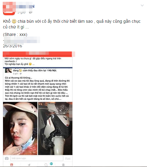 Dan mang ngan ngam voi co gai tai nan xe van 