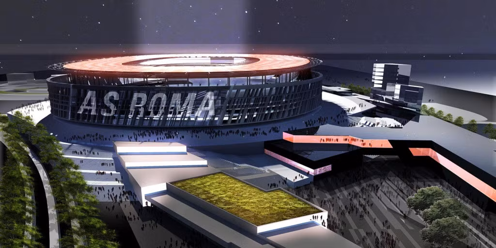 Stadio Della Roma được ên ý tưởng từ năm 2011 nhưng phải đến bây giờ, kế hoạch “chuyển nhà” cho AS Roma mới được thông qua. Đội bóng áo bã trầu sẽ chi 260 triệu bảng để trở thành CLB thứ 2 tại Serie đổi sân vận động sau Juventus.