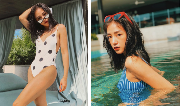 Nếu như được mệnh danh hot girl Việt mặc bikini kín đáo mà vẫn quyến rũ thì khó ai có thể vượt qua được Salim. Từ chụp xa đến chụp cận - ở góc nào nhìn cô nàng cũng thấy nóng bỏng