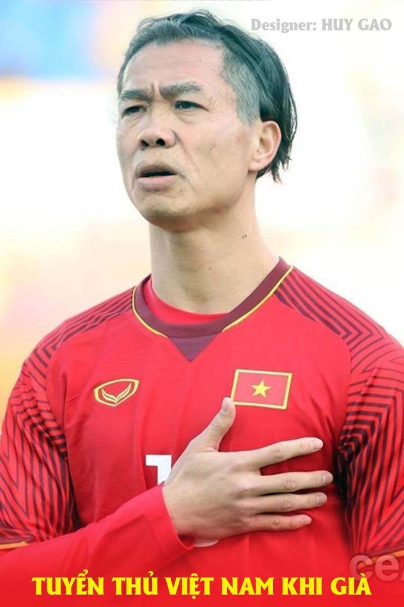 Nói về bộ ảnh của mình, Huy Gao cho biết: "Nếu như hôm nay Việt Nam lên ngôi vô địch AFF 2018, thì thế hệ vàng này sẽ luôn làm người hâm mộ nhớ đến, và 50 năm sau dù họ có già như thế này thì chắc chúng ta vẫn sẽ nhớ và nhận ra từng khuôn mặt. 23 tuyển thủ lứa năm 2018 này của 50 năm sau, thời điểm năm 2068, chắc lúc đó sẽ tiếp tục vô địch giải Lão tướng Đông Nam Á".