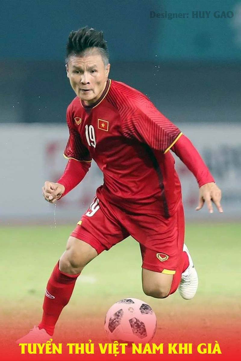 Quang Hải dù tóc đã bạc, da đã nhăn nhưng vẫn sở hữu những đường bóng ảo diệu.