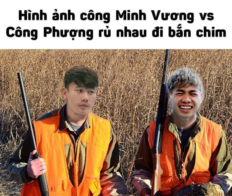 Minh Vương và Công Phượng từng là đồng đội tại CLB HAGL và giờ họ là thành viên của CLB bắn chim.