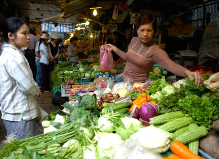 Giá các loại rau củ khác cũng tăng tương tự. Chị Hoàng Ánh (46 tuổi ở Kim Mã, Hà Nội) bất ngờ khi phải mua một củ su hào với giá 20.000 đồng trong khi đó loại củ này đang vào chính vụ.