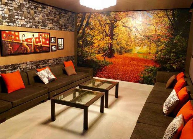 Phòng hát karaoke.