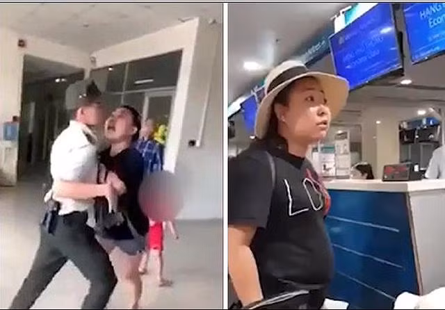 Nu cong an nao loan san bay: Cac hang bay dong loat tu choi ban ve