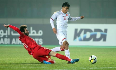 Van Toan lap cong dua Olympic Viet Nam vao ban ket Asiad 2018-Hinh-16