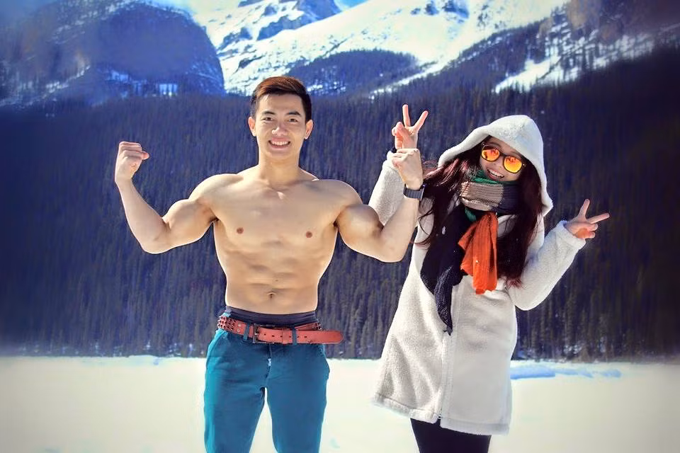 Chính nhờ cơ thể cường tráng, Phước Hưng làm rất nhiều trái tim của các nàng rung động.