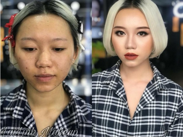 Trang điểm có sức mạnh vô biên, có thể biến một "chú vịt xấu xí" thành "cô thiên nga xinh đẹp" ngay tức khắc, có thể khiến một chàng trai say đắm và rồi lại bất ngờ kinh hoàng trước nhan sắc của cùng một cô gái trong cùng một lúc.