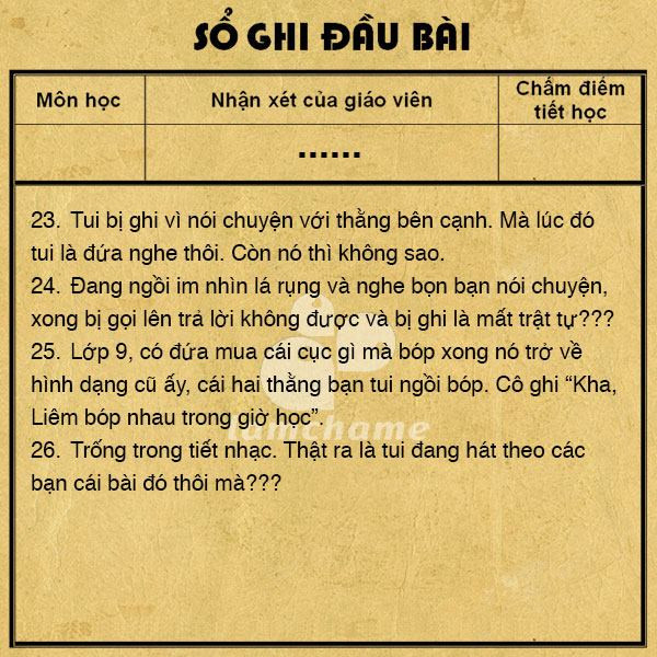 Đôi lúc kẻ nói thì không bị ghi vào sổ đầu bài nhưng đứa "hóng" thì lại là nạn nhân.