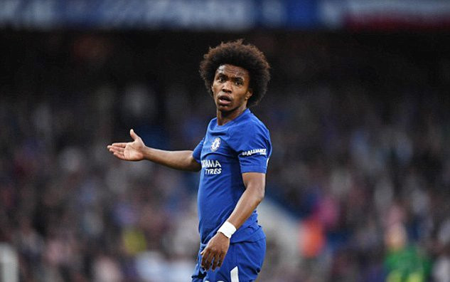 Chelsea đã bác bỏ lời đề nghị 65 triệu bảng mà Barca gửi đến hỏi mua Willian.