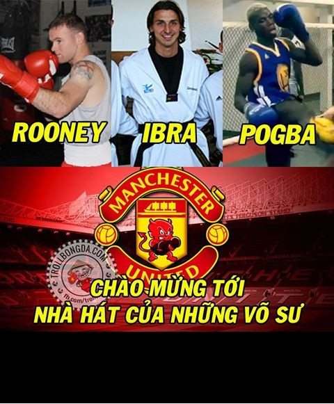 Bộ ba tấn công của Manchester United mùa tới là Rooney, Ibrahimovic và Pogba (viết tắt là R.I.P) cảm thấy tổn thương khi bị các ông lớn của Ngoại hạng Anh chế giễu ở sân chơi UEFA Champions League.