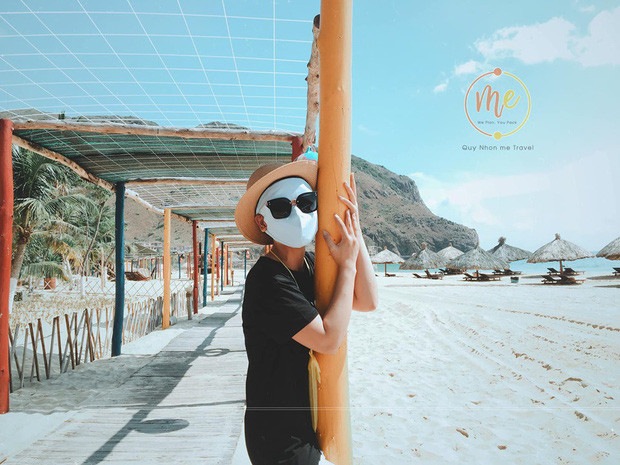 Theo tìm hiểu, cô gái thực hiện bộ ảnh du lịch biển theo phong cách Ninja để du lịch biển này có nickname Lê Mận