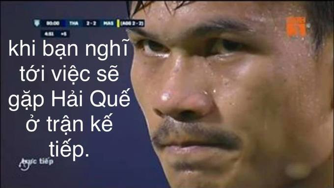 Khi nghĩ đến phải gặp bộ 3 trung vệ Đình Trọng, Duy Mạnh và Ngọc Hải của đội tuyển Việt Nam ở trận chung kết, Adisak Kraisorn đã cố tình hút 11m lên trời.