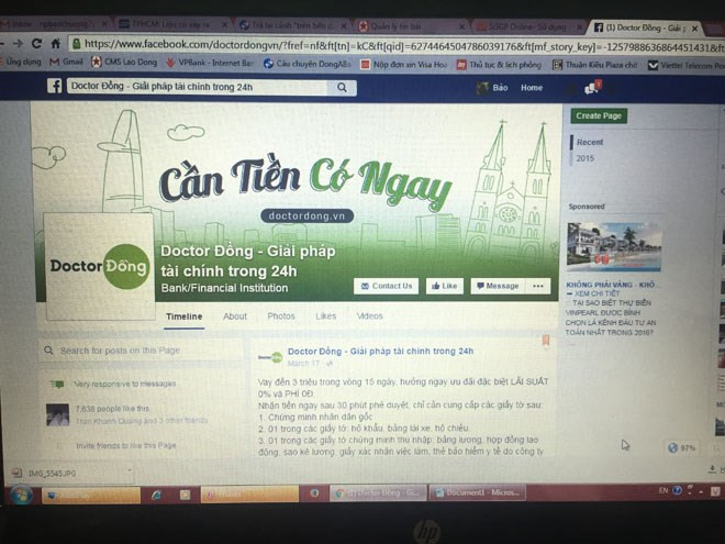 Chính vì việc dễ dàng duyệt hồ sơ, giấy tờ và giải ngân nhanh nên dạng vay online đang dần trở thành xu thế được nhiều người sử dụng mạng xã hội lựa chọn khi có nhu cầu. Nhưng cũng từ đó rủi ro luôn rình rập với cả người sử dụng lẫn công ty cho vay.