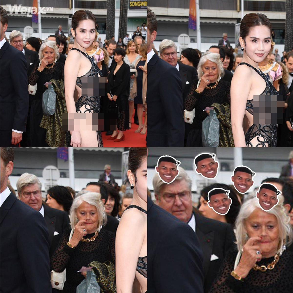 Người bà đáng thương đang suy nghĩ không biết "cô cháu" Ngọc Trinh đang mặc gì đến dự LHP Cannes.