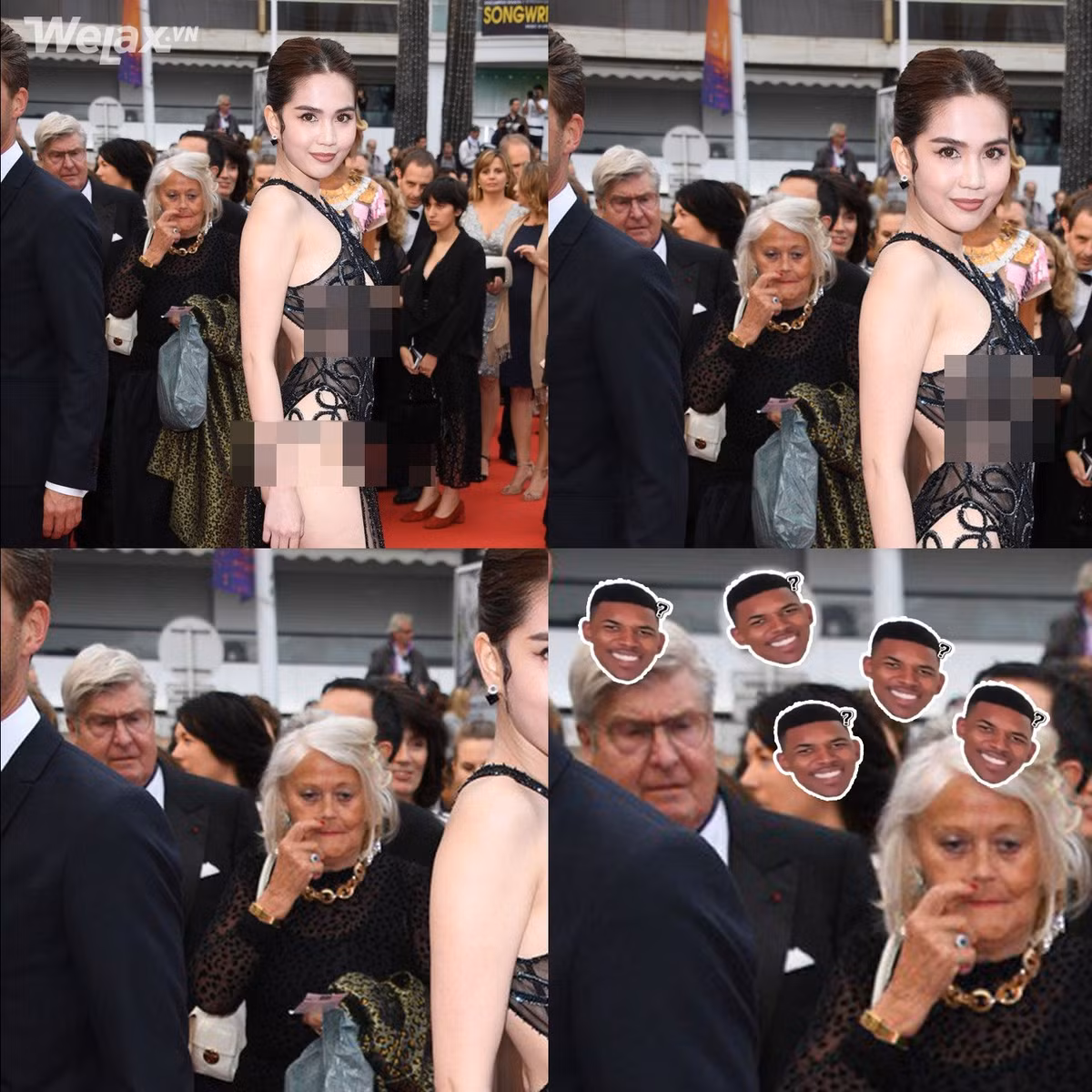 Người bà đáng thương đang suy nghĩ không biết "cô cháu" Ngọc Trinh đang mặc gì đến dự LHP Cannes.