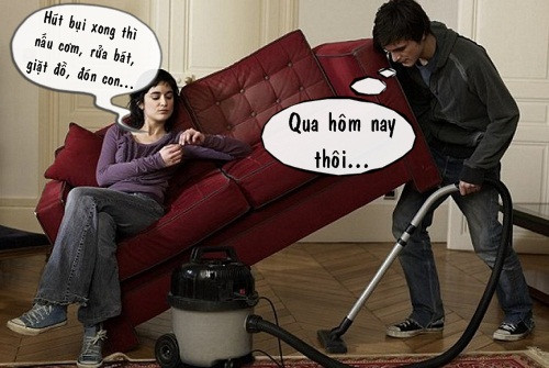 Ngày 20/10, chị em phụ nữ được thảnh thơi một chút.