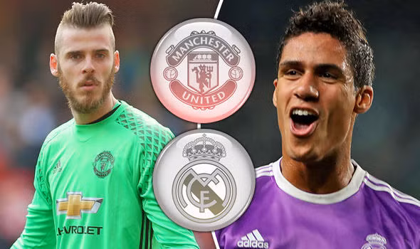 Real Madrid được cho rằng sẵn sàng để "bức tường thép" Raphael Varane đầu quân M.U hòng đổi lấy chữ ký của De Gea. Ảnh: AS