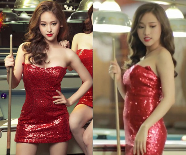 Trước đó, Thúy Vi cũng từng gây xôn xao cộng đồng mạng với bức hình tự đăng và bị chụp trộm khác hoàn toàn nhau.