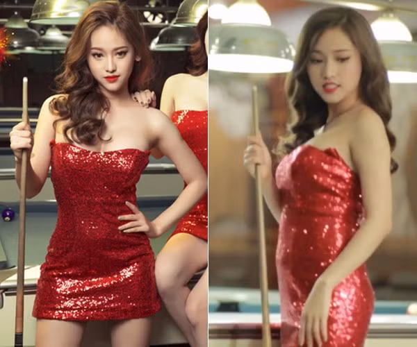 Trước đó, Thúy Vi cũng từng gây xôn xao cộng đồng mạng với bức hình tự đăng và bị chụp trộm khác hoàn toàn nhau.