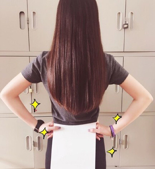 Trước đó, trào lưu đo vòng eo bằng giấy A4 đã được phát đi từ một nghệ sĩ có tiếng trong giới sao Hoa ngữ.