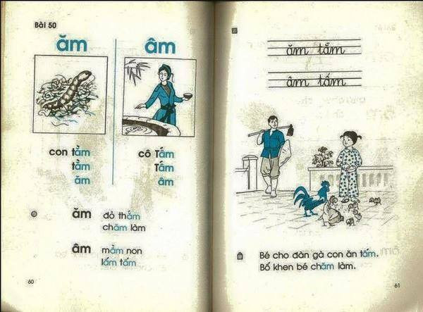 Những bài đánh vần đi cùng năm tháng cùng nhiều thế hệ học sinh Việt Nam.
