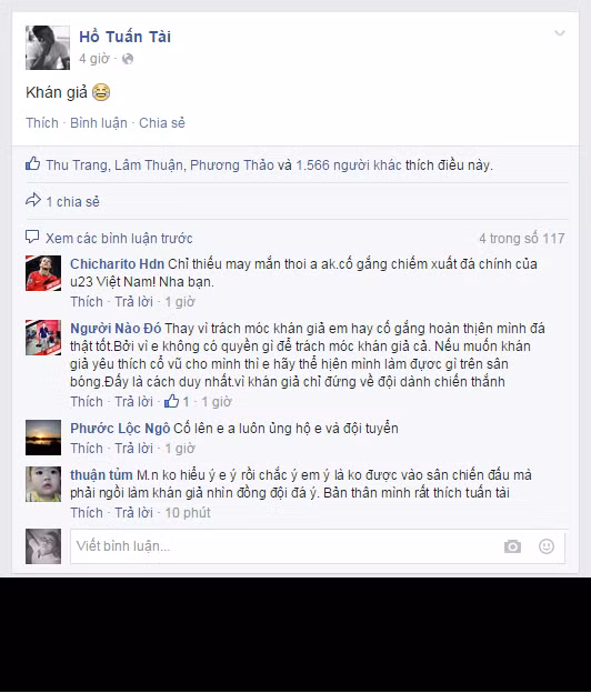 Trận bán kết giải U21 Quốc tế 2015 giữa U21 Việt Nam và U21 HAGL đã kết thúc nhưng đằng sau đó là một chuỗi dài những sự căng thẳng của những người trong cuộc. Đầu tiên đó là từ phía các cầu thủ U21 Việt Nam, họ cho rằng khán giả có mặt trên sân Thống Nhất đã có phần bất công với họ khi đã giành quá nhiều tình cảm ưu ái cho U21 HAGL.