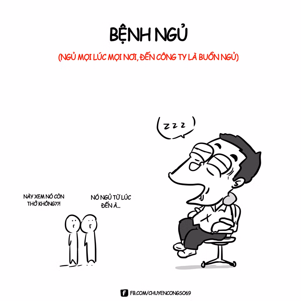 Ngủ mọi lúc, ngủ mọi nơi là điều mà không hiếm các nhân viên văn phòng từng gặp phải. Ghế êm, yên tĩnh thì còn gì bằng khi không chìm vào giấc ngủ, đặc biệt là khi các sếp không có nhà.