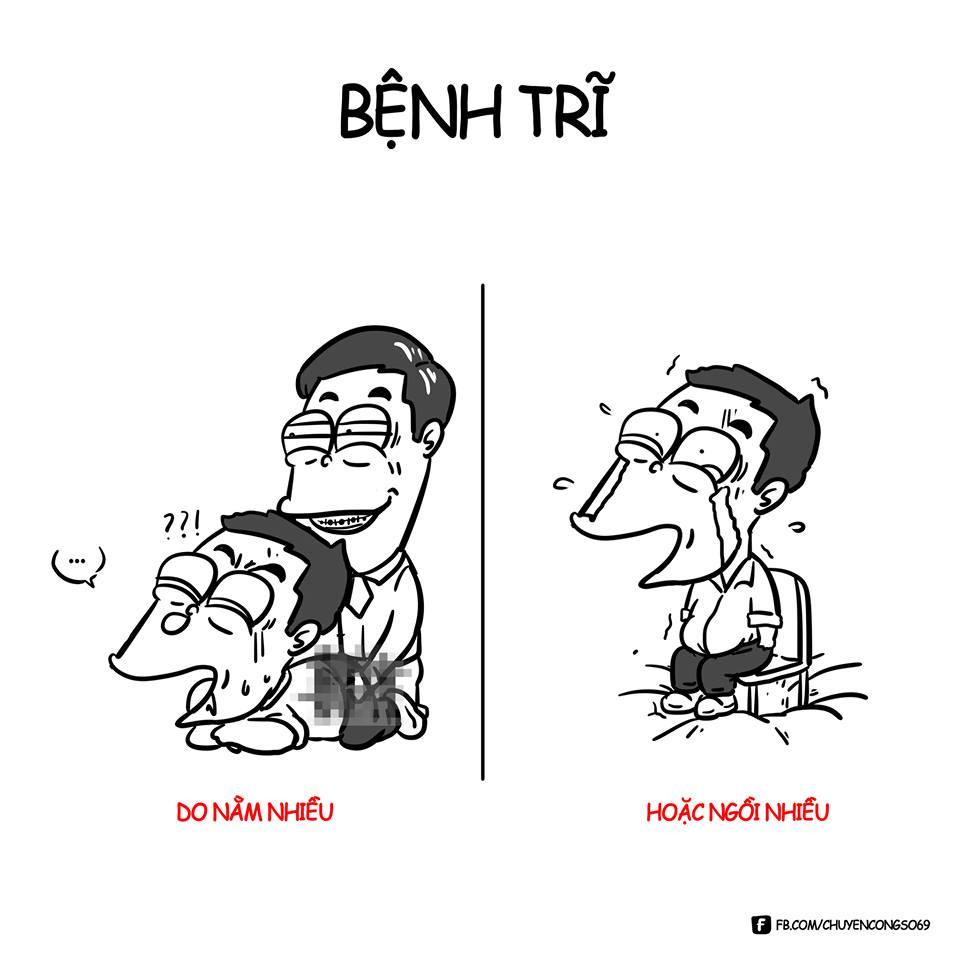 Do ngồi lâu, ít di chuyển nên đa số các nhân viên văn phòng đều mắc bệnh trĩ và họ phải mất khá nhiều tiền để xử lý căn bệnh này.