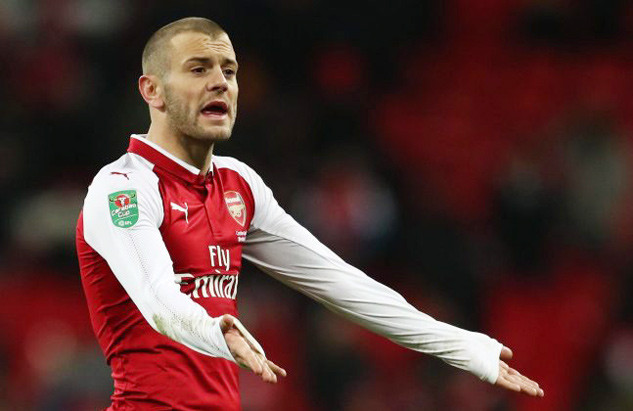 Jack Wilshere và người đại diện rất không hài lòng khi phía Arsenal yêu cầu anh cắt giảm 25% lương trong lời đề nghị ký hợp đồng mới. Ảnh: Goal