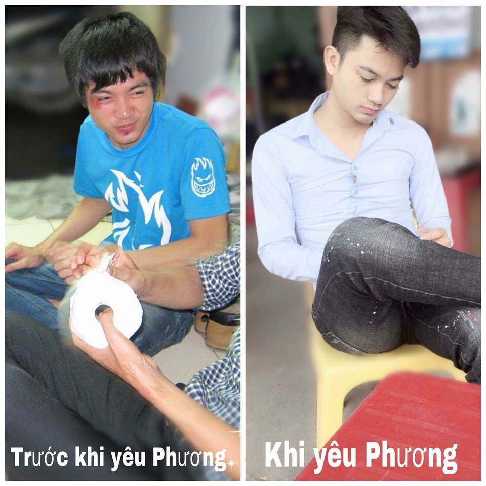 Thời gian trước đây, các chị em thi nhau lên mạng khoe ảnh "dùng chồng như phá" khiến cư dân mạng được một phen cười lăn lộn. Thế nhưng, mới đây, hội chị em khoe "chiến tích" chăm bạn trai từ nông dân thành công tử khiến nhiều anh em lại nóng lòng muốn lấy vợ.
