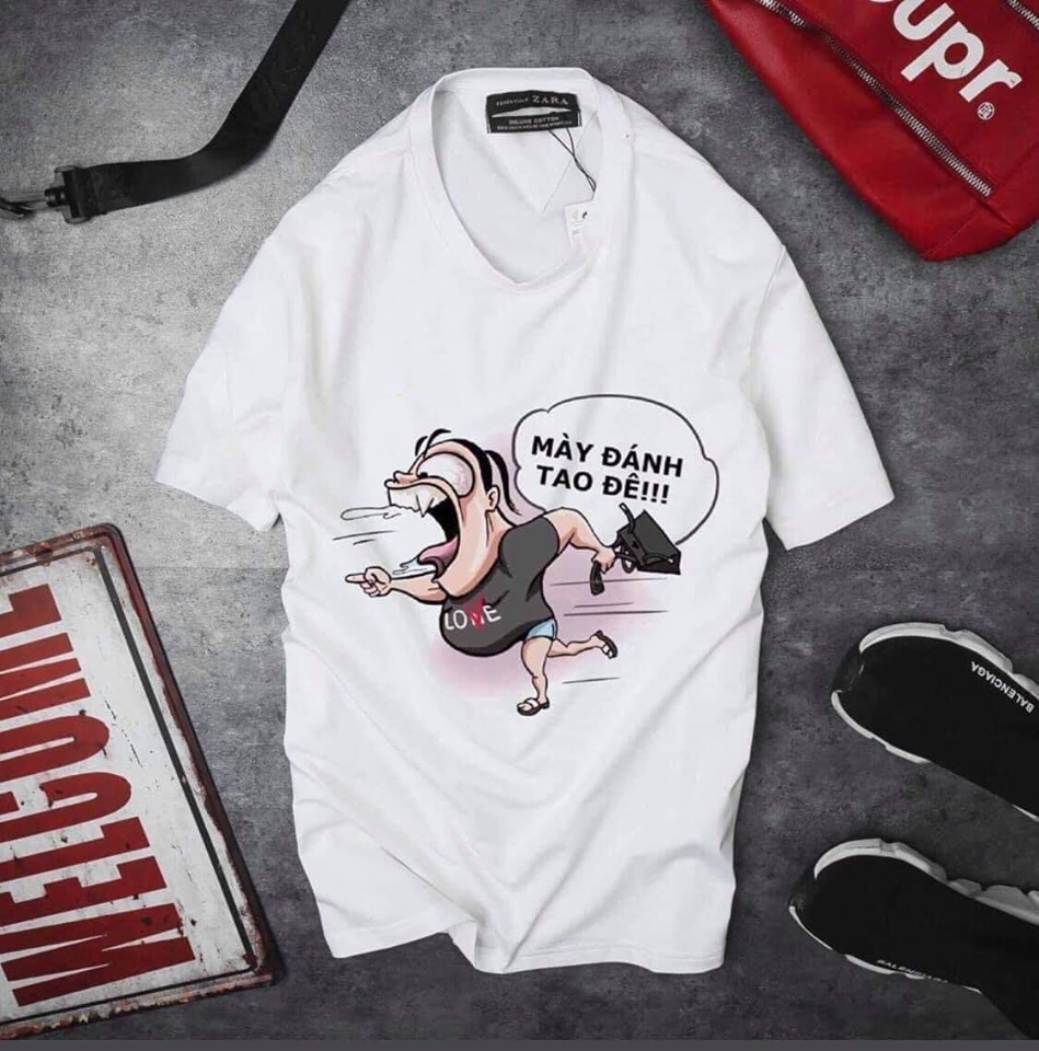Chiếc áo "Mày đánh tao đi" đắt hàng trên MXH.